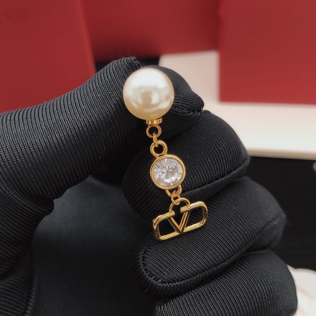 Fashion Accessories Pearl Diamond Women's Earrings