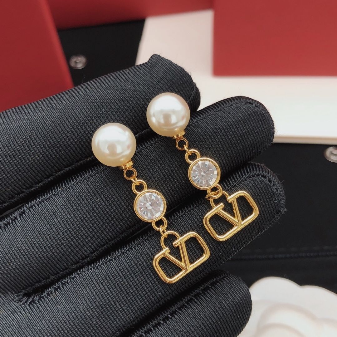 Fashion Accessories Pearl Diamond Women's Earrings