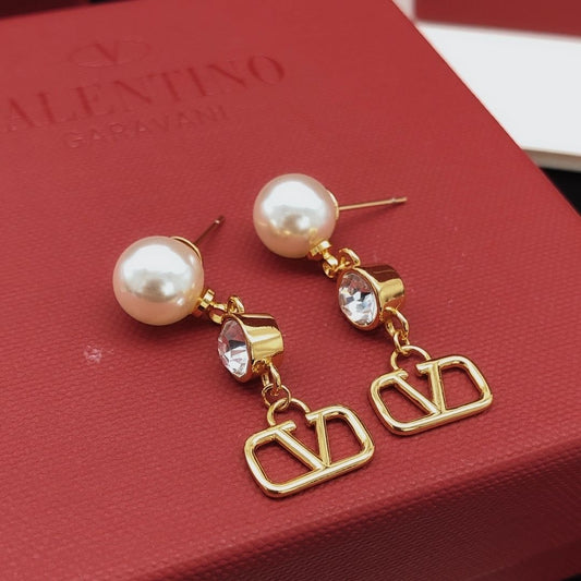 Fashion Accessories Pearl Diamond Women's Earrings