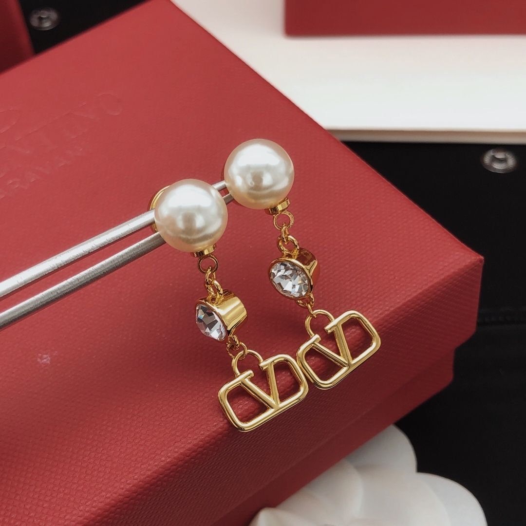 Fashion Accessories Pearl Diamond Women's Earrings