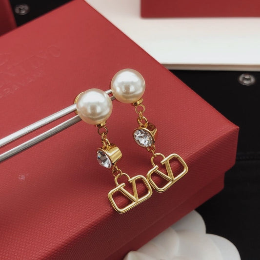Fashion Accessories Pearl Diamond Women's Earrings