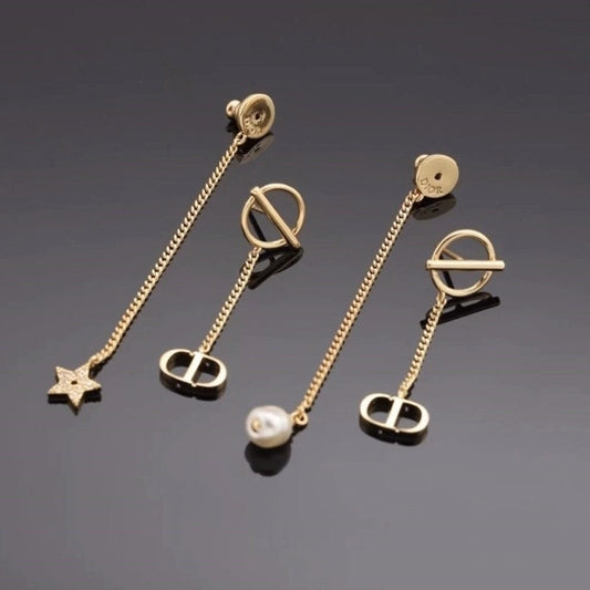 Women's Titanium Steel Tassel Jewelry Earrings